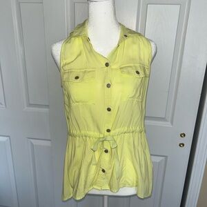 Sheer Yellow top